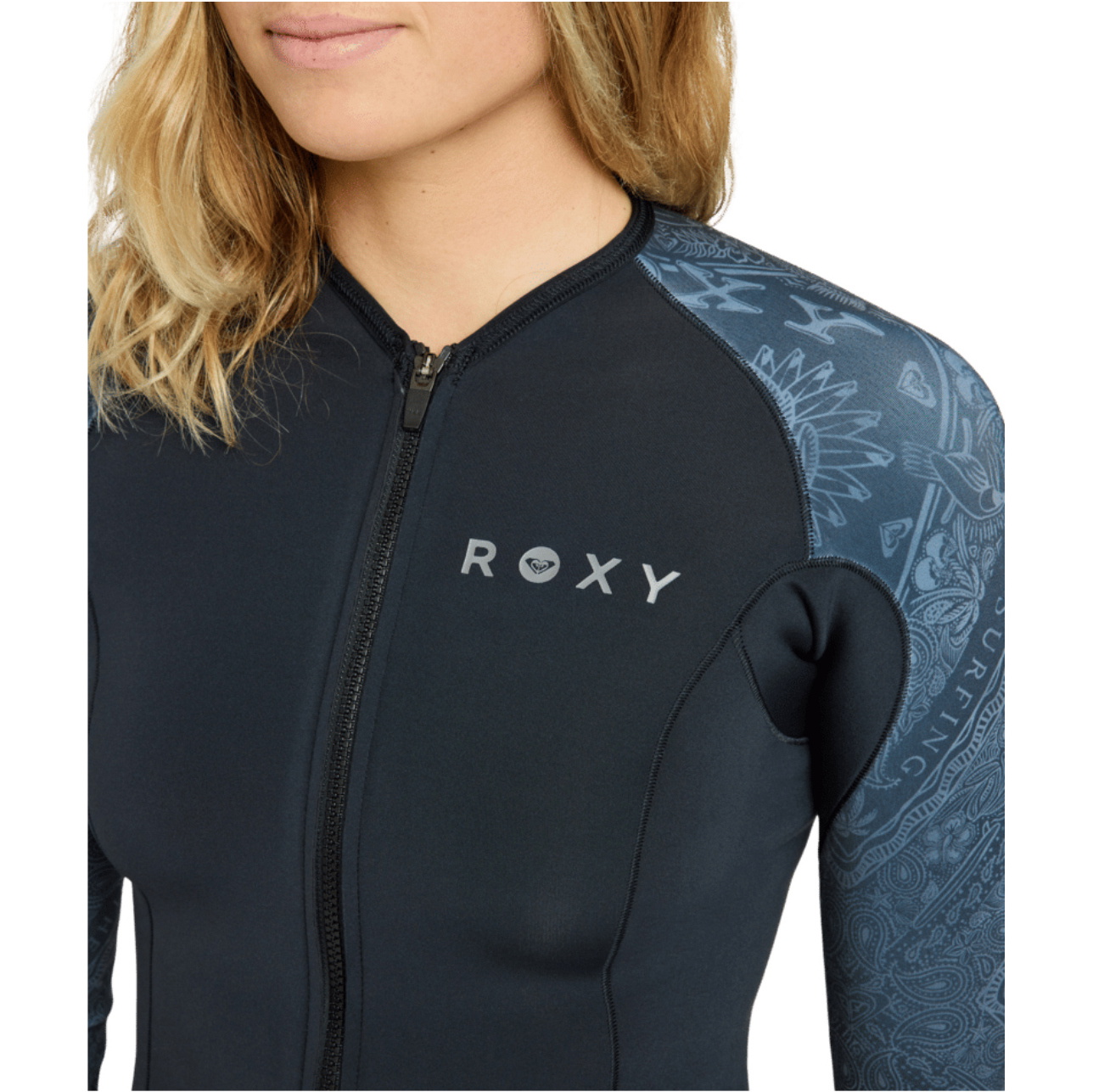 2026 Roxy Womens Swell Natural 1mm Front Zip Jacket 26BW273501 - Bandana